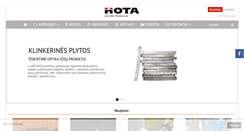 Desktop Screenshot of hota.lt