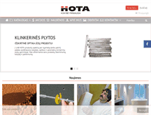 Tablet Screenshot of hota.lt